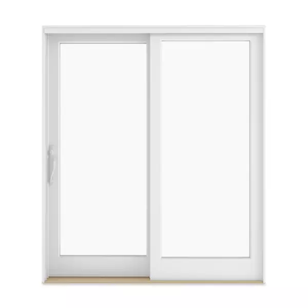 white sliding french door